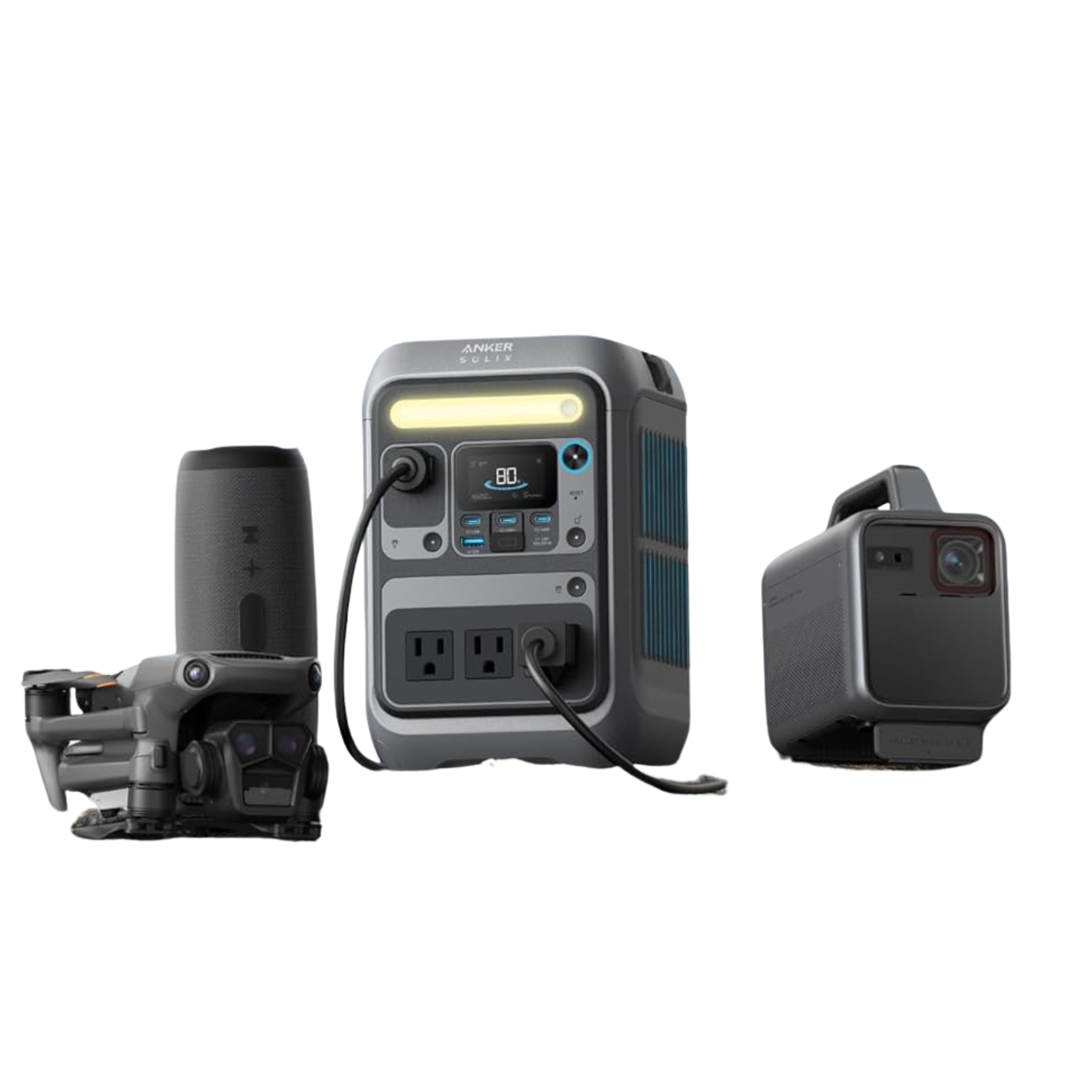 Anker SOLIX C300 Portable Power Station 288Wh, 300W Outdoor Solar Generator