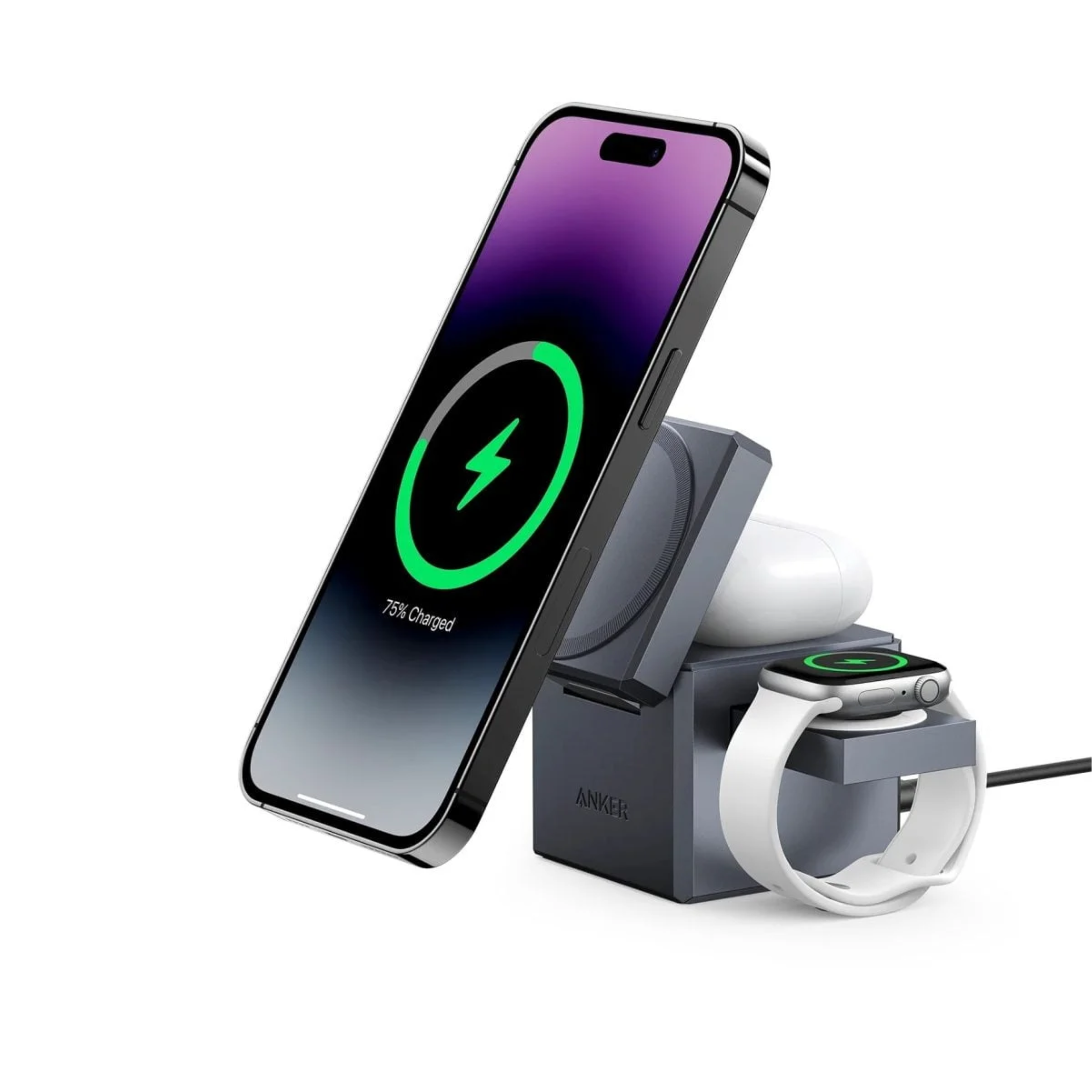 Anker 3-in-1 Wireless Charging Cube with MagSafe