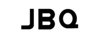 Black 'JBQ' text on a white background