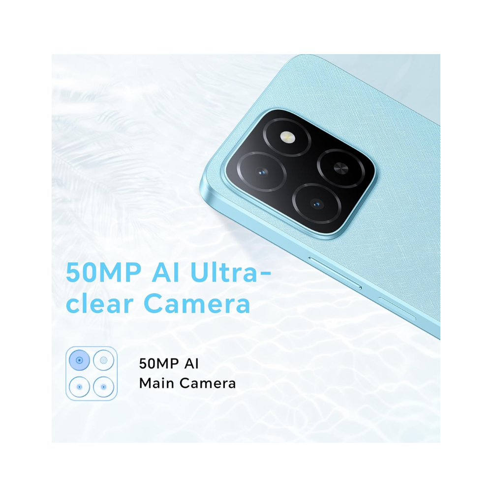 HONOR X5b Plus – 4G, 4+128GB, Ocean Blue / Black TDRA