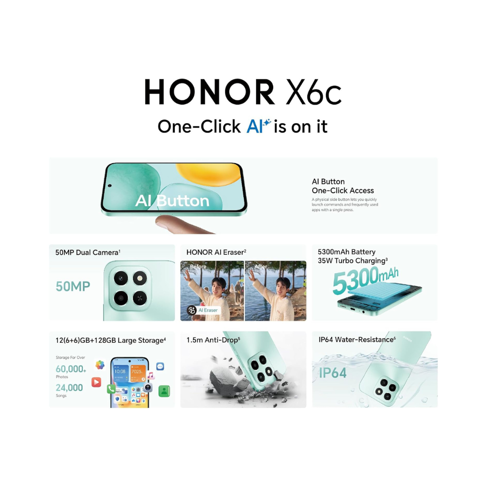 HONOR X6c  50mp