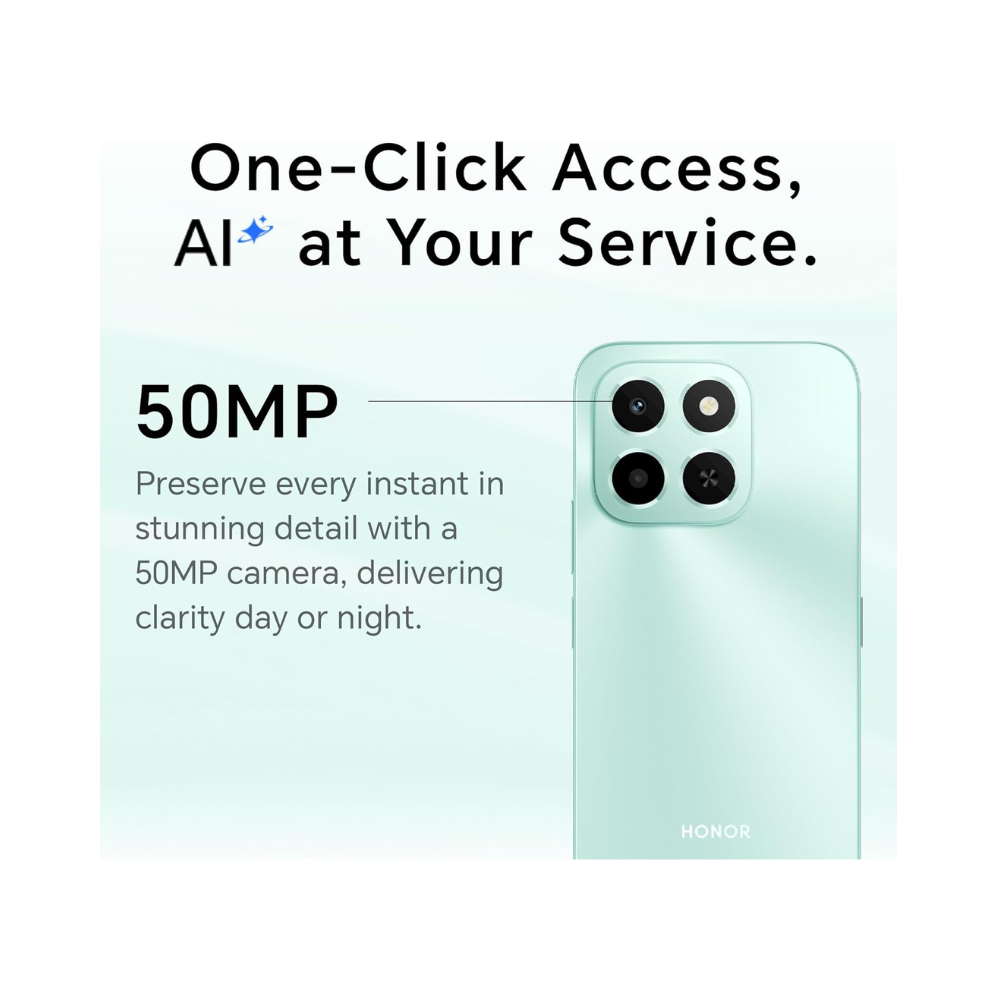 HONOR X6c  clarity day or night