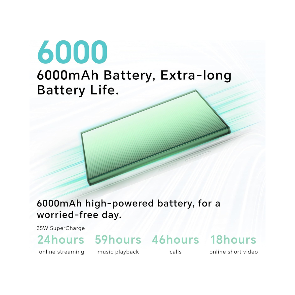 HONOR X7c 59hours battry timing
