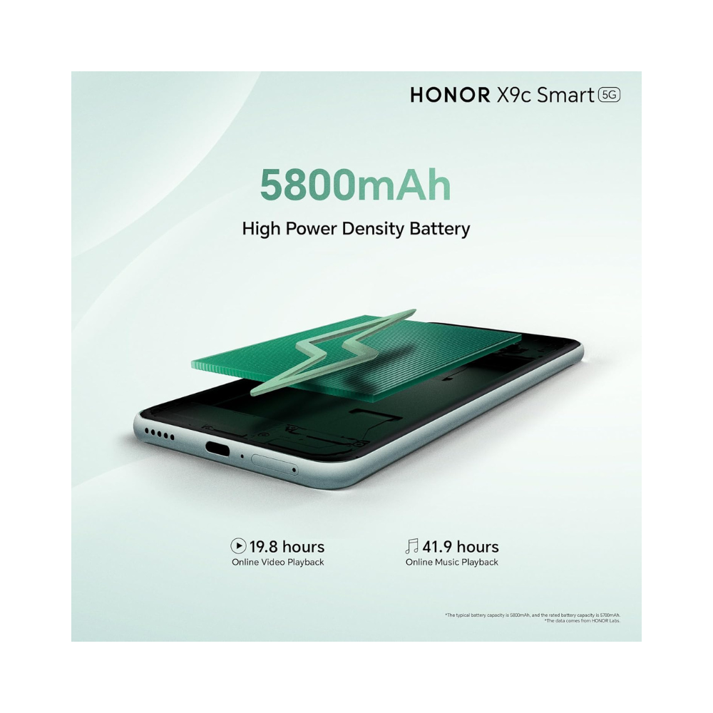 HONOR X9c Smart 41 hours battry