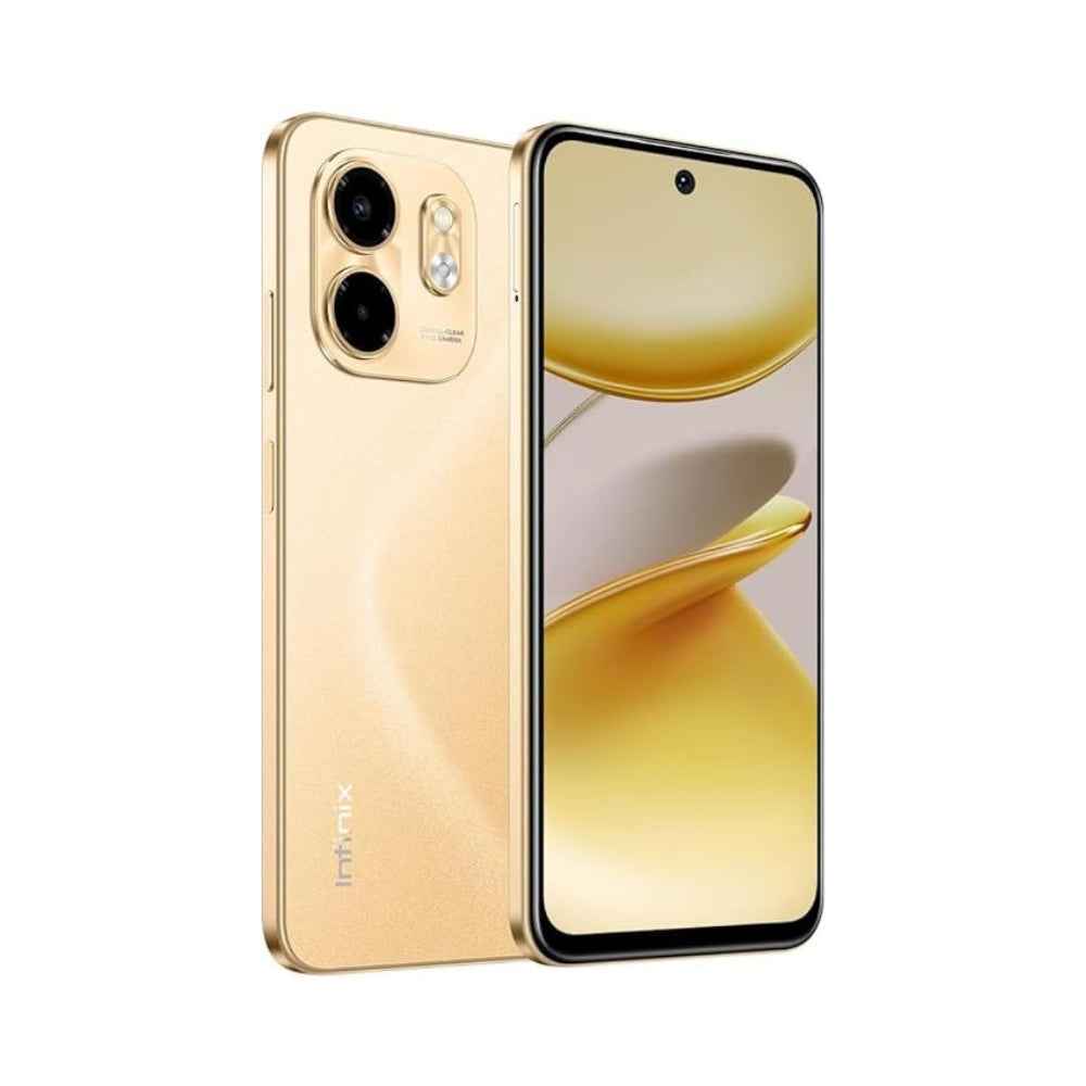 Infinix Smart 9 3 GB‑64 GB & 4 GB‑128 GB in gold TDRA.