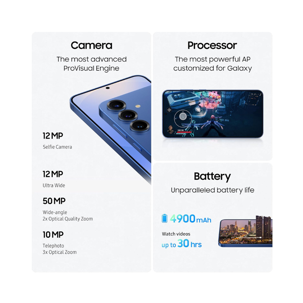 Samsung Galaxy S25+ 256 GB –  Navy &Silver Shadow