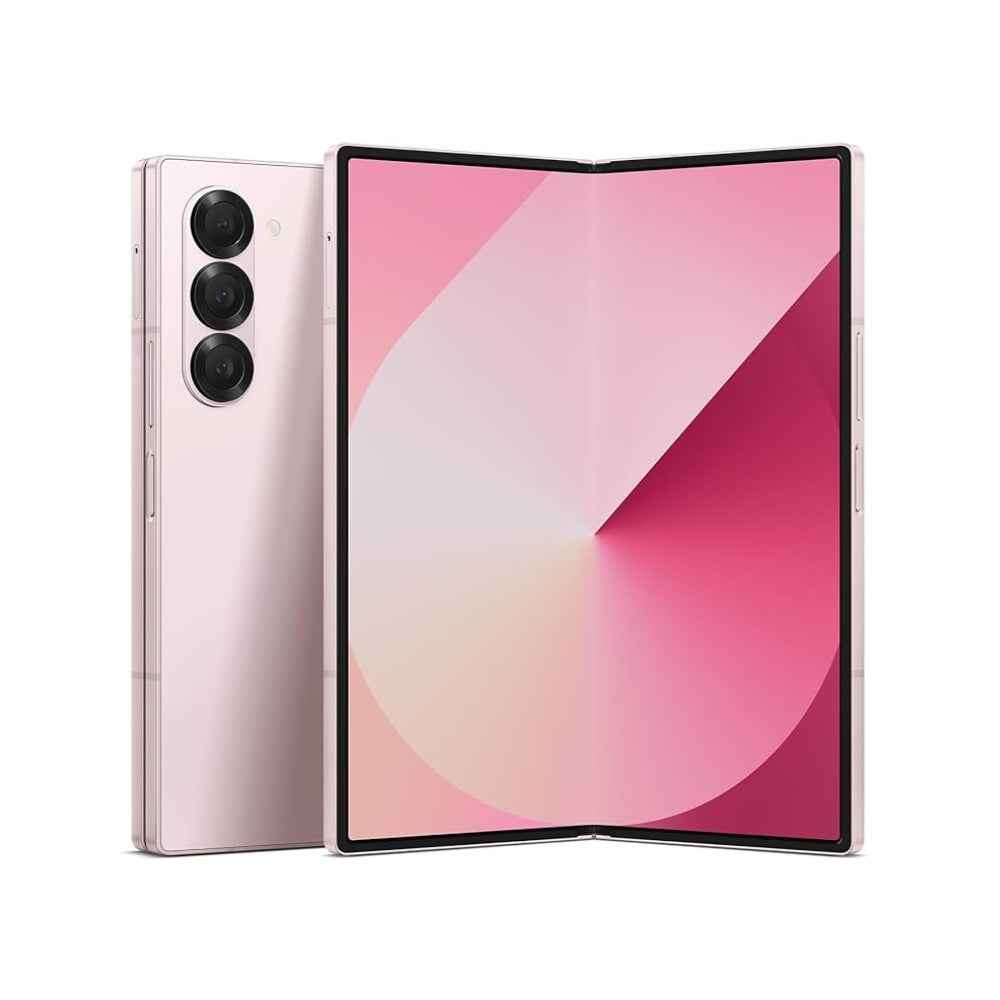 Samsung Galaxy Z Fold6 AI Phone, 12GB RAM, 256 Storage pink.