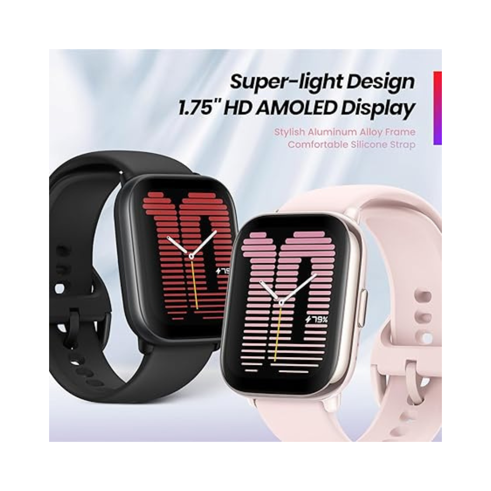 Amazfit Active Smart Wacth - Black .