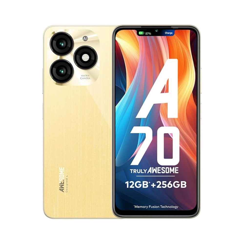 itel A70 - 4/256GB Black | Blue | Gold | Green.