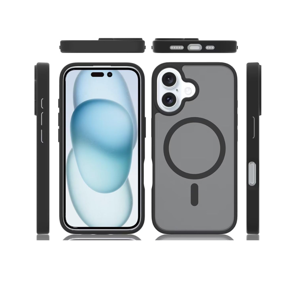 iPhone 17 ,Shockproof Protective Slim Translucent Matte Back Phone Cover .