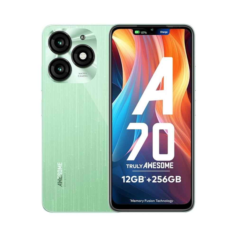 itel A70 - 4/256GB Black | Blue | Gold | Green.