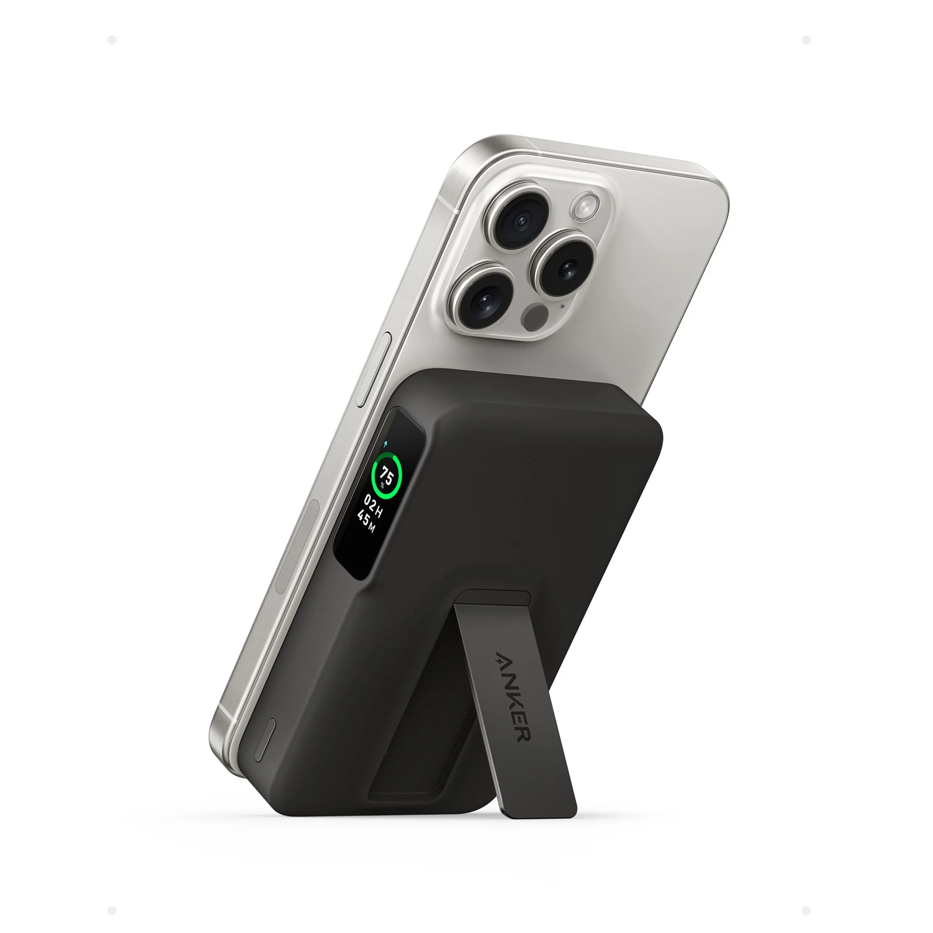 بنك طاقة Anker MagGo بسعة 10,000 مللي أمبير/ساعة، معتمد من Qi2، متوافق مع MagSafe
