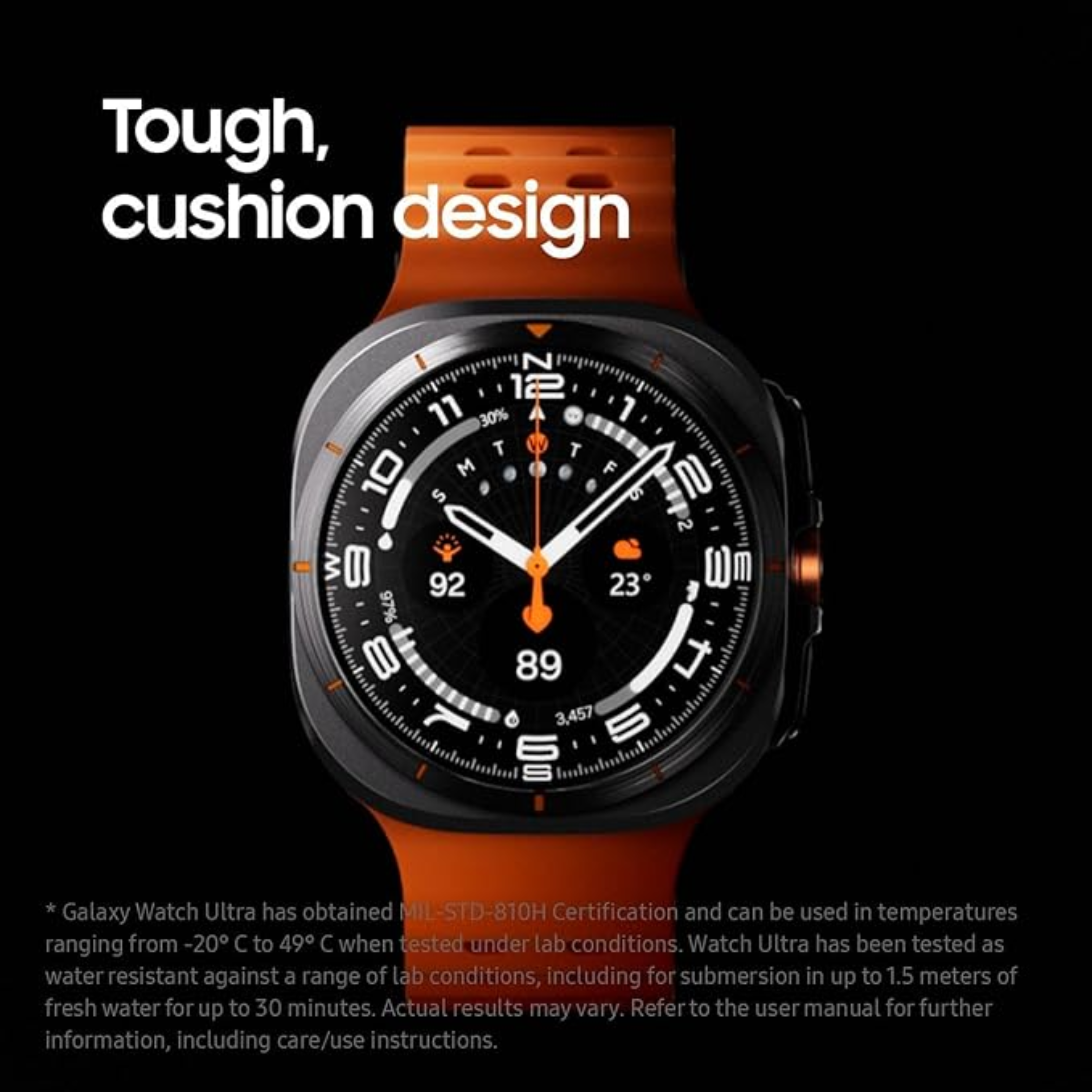 Samsung Galaxy Watch Ultra Smartwatch, Titanium Gray, 47mm