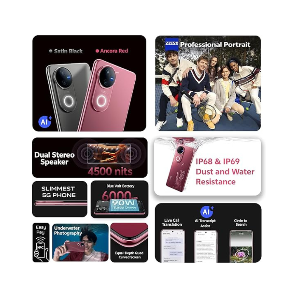 Vivo V50-12/256+Buds All Colors