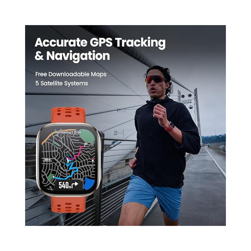 Amazfit Bip 6 Smart Watch , Charcoal | Red | Stone .
