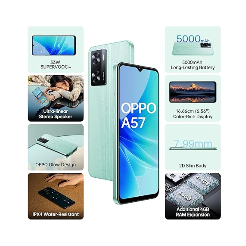 buy OPPO A57 - 8/256  Black | Blue.