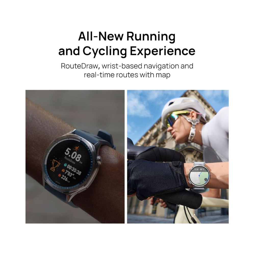 HUAWEI WATCH GT5 46mm Smartwatch ,Blue | Black .