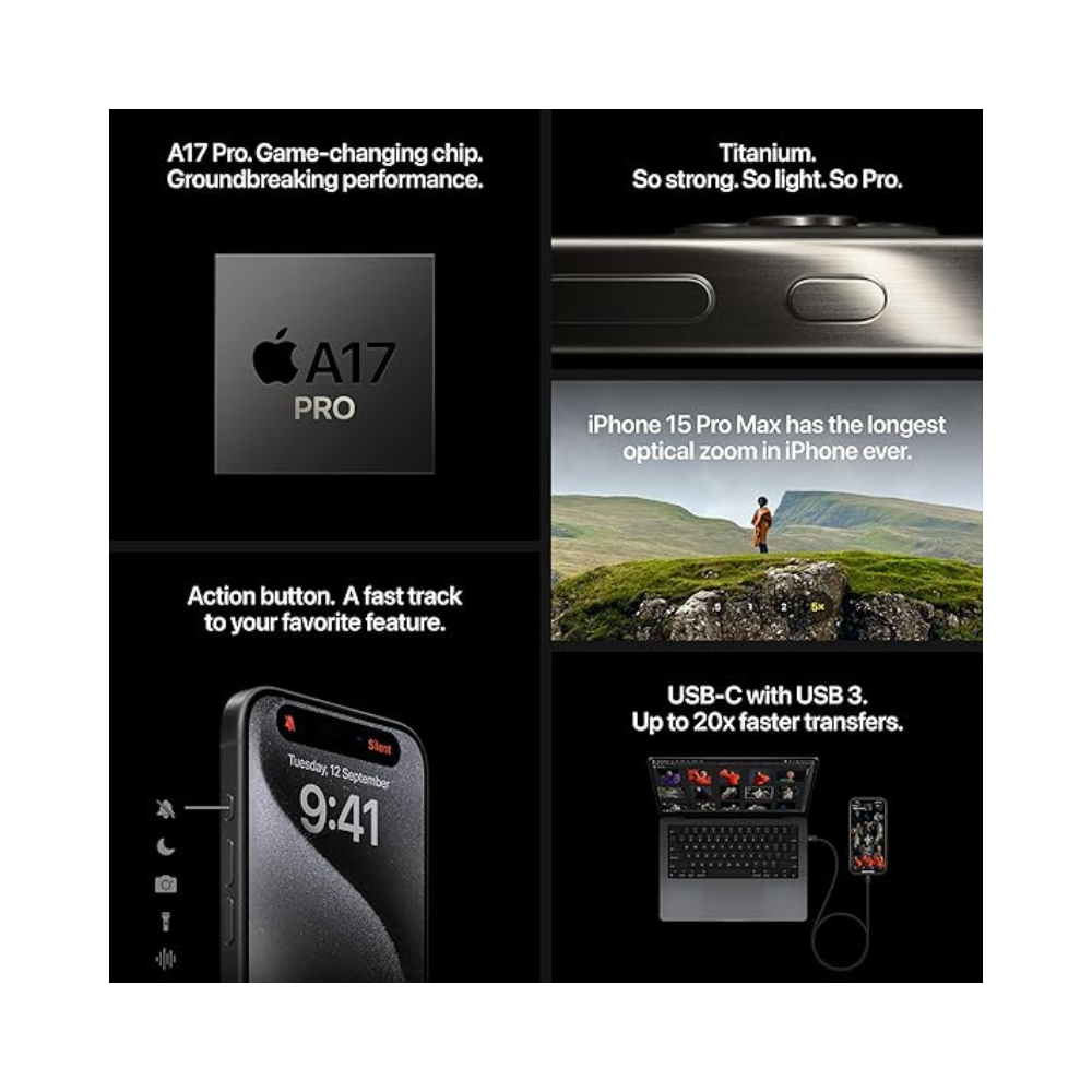  iPhone 15 Pro Max all colors