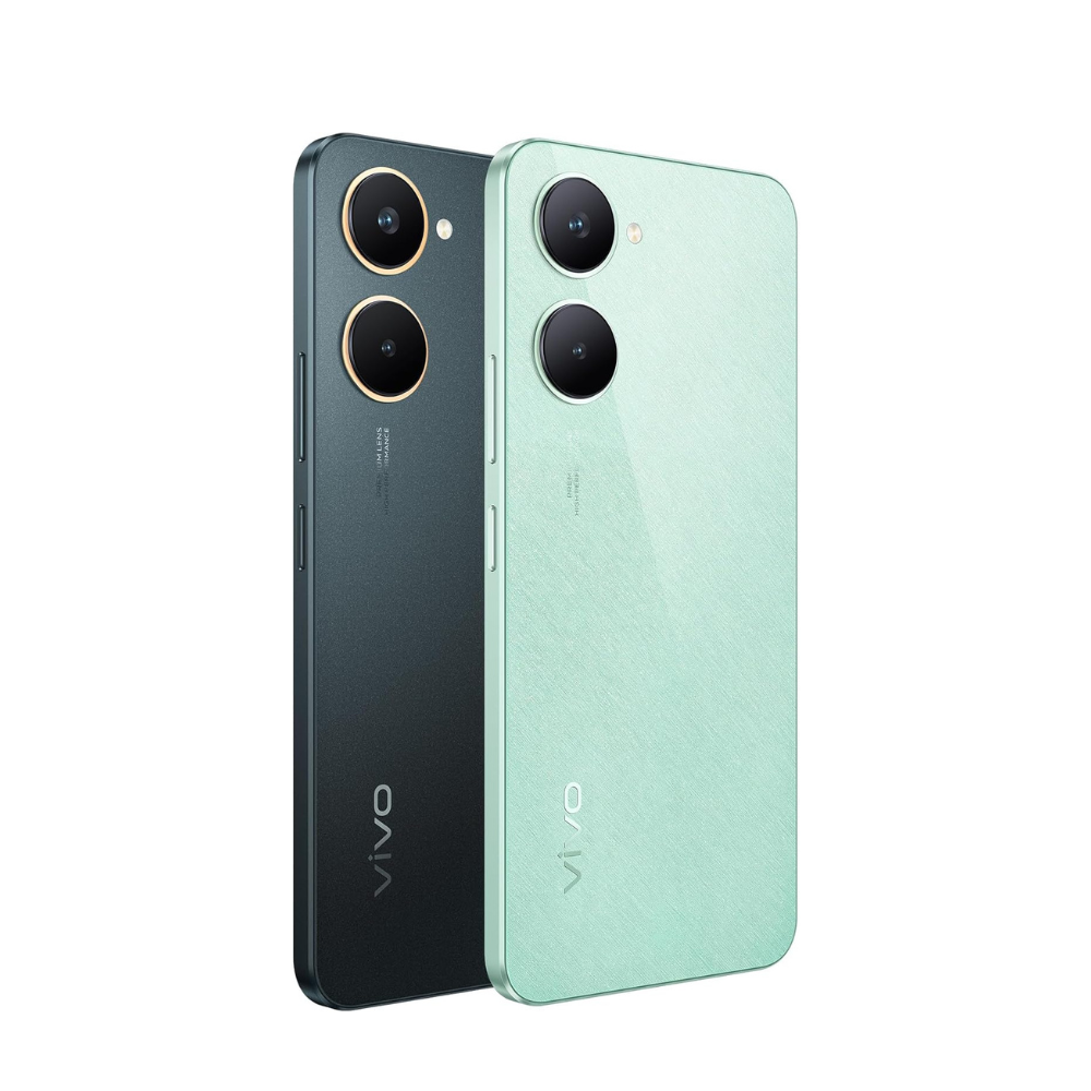 vivo Y03 - 4/128GB Green & Black Colors.